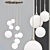 Whitley Round 9-Light Chandelier 3D model small image 1