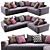  Sleek Flexform Lario Sofa: Modern Design, High Quality 3D model small image 1