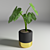 Monstera Flower Sculpture 3D model small image 2