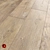 Golden Timber Beige Wood-Textured Floor Tile 3D model small image 3