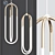 Rudi Double Loop Necklace: Sleek Elegance by Lukas Peet 3D model small image 1