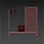 Naturally Stylish Bamboo Sliding Door Wardrobe 3D model small image 3