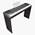 Elegant Grand Piano 3D model small image 1