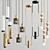 Hanging Lights Quartet: Illuminate in Style! 3D model small image 1