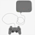 Playstation One Slim 209k Poly 106k Vert Video Game 3D model small image 1