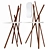 Tonin Casa Wood Hanger: Italian Designed Wooden Coat Rack 3D model small image 2