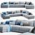 Swan Hills Luxury Sofa 3D model small image 1
