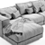 Swan Hills Luxury Sofa 3D model small image 3