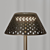 Platek Mesh Floor Lamp 3D model small image 2