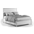 Rowan Queen Panel Bed - Sleek and Stylish Sleeping Solution 3D model small image 3