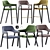 Elegant Cezar Stool-Chair: Versatile Comfort 3D model small image 1