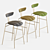 Versatile Ayla Barstool for Stylish Indoor Seating 3D model small image 1