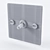 Title: Sleek 1G Smoked Bronze Toggle Switch 3D model small image 2
