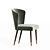 Elegant Ninfea Dining Chair 3D model small image 2