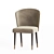 Elegant Ninfea Dining Chair 3D model small image 3