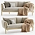 Tapio 2-Seater Sofa by Paola Lenti 3D model small image 1