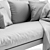 Tapio 2-Seater Sofa by Paola Lenti 3D model small image 3