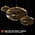 Modern Tom Dixon Spring Pendant 3D model small image 1