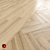 Skogen Beige Wood Floor Tile - Textured Beige Matt Finish 3D model small image 1