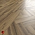 Skogen Brown Wood Floor Tile - High-Quality Textured Material 3D model small image 1