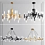 Nordic LED Chandelier, Modern & Minimalist 3D model small image 1