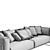 Filo Outdoor Sofa: Unmatched Comfort 3D model small image 2