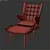 Elevate Your Space: Carrera Wingback 3D model small image 3