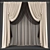 Polyester Curtains: 305743-309921 3D model small image 1