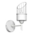 Modern Metal and Glass Wall Lamp 3D model small image 3