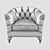 Classic Style Armchair 3D model small image 3