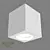 RODEN-light RD-53 MR-16: Sleek Gypsum Lamp 3D model small image 1