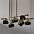 Elegant Marvel: Black Widow Suspension Lamp 3D model small image 1