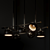 Elegant Marvel: Black Widow Suspension Lamp 3D model small image 2