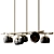 Elegant Marvel: Black Widow Suspension Lamp 3D model small image 5