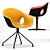 Poltrona Frau Ginger Ale Desk-Chair: Elegant and Functional 3D model small image 2