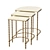 Sleek Alba Nesting Tables 3D model small image 1
