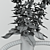 Elegant Decor Set: Lamp, Books, Clock, Vase 3D model small image 3