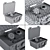 Victorinox INOX Paracord Watch Set 3D model small image 3