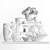 Elegant Decor Set 3D model small image 3