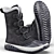 Sorel Leather Tall Boots: Stylish & Functional 3D model small image 1