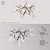 Luxurious Spur Chandelier: Illuminate in Style 3D model small image 1