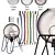 POBO Modern Lamp 3D model small image 1