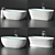 Luxury Bathroom Set by Ravak 3D model small image 1