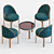 Italian Style: Clan Milano Pipe 2 & Chair 3D model small image 2