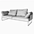 Arlon Desiree Sofa: Stylish and Comfortable 3D model small image 2