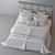 Bardo Bed by Meridiani: Sleek Elegance for Your Bedroom 3D model small image 3
