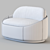 Elegant Ludovica Mascheroni Sofa 3D model small image 3