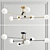 Modern Jesi Ceiling Light 3D model small image 2