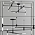 Elegant 16-Light Altona Chandelier 3D model small image 1