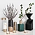 Corona Material Decor Set 3D model small image 1